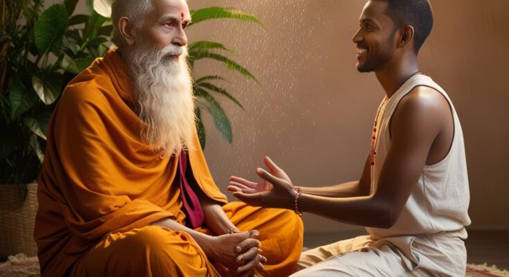 Leonardo Phoenix 09 A serene and introspective Sant Baba with 3